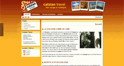 Desktop Screenshot of catalantravel.com