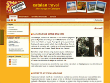 Tablet Screenshot of catalantravel.com